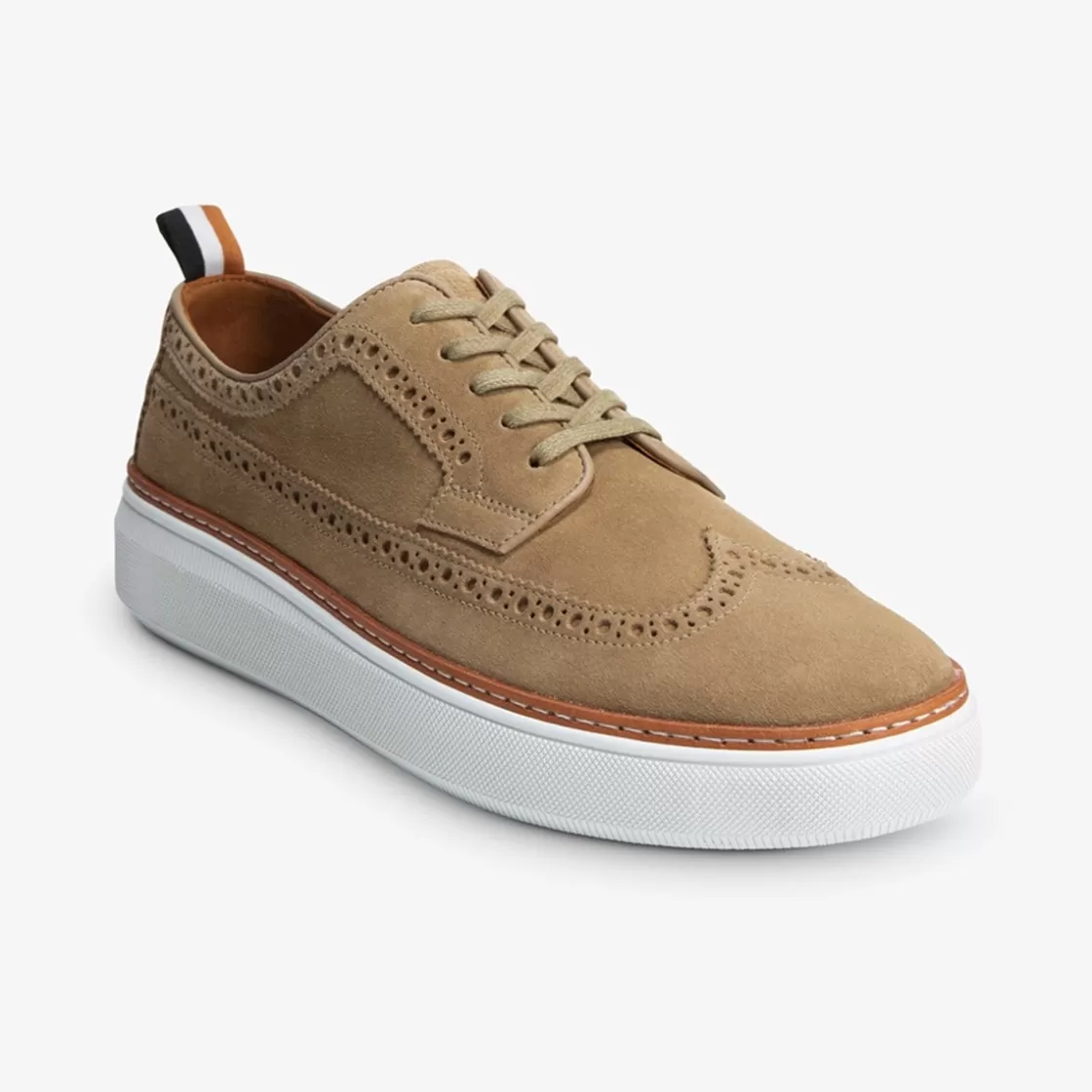 SHOES Allen Edmonds Casual Shoes | Sneakers | Casual Sneakers*Tremont Suede Wingtip Derby Sneaker Bone